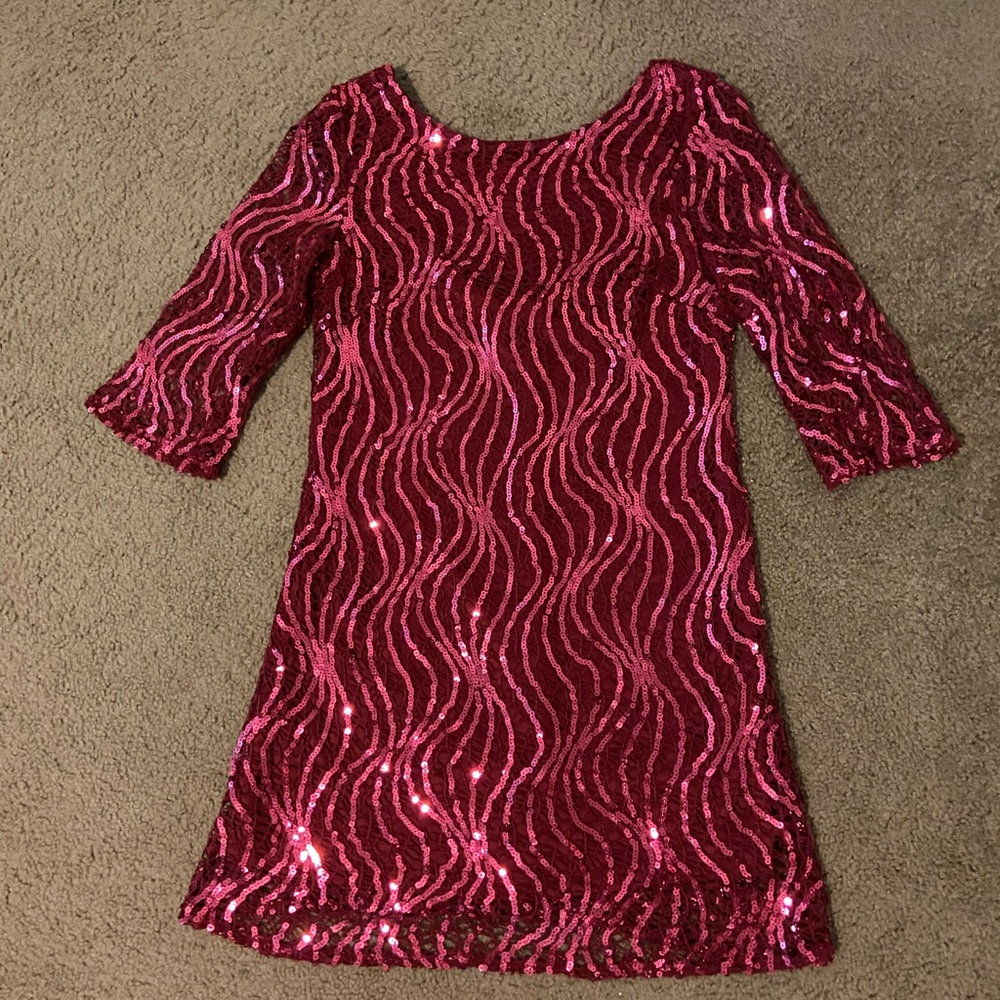 Little red party dress